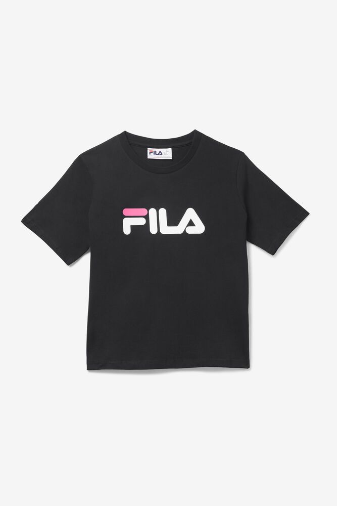 Fila T-Shirt Womens Black - Miss Eagle - Philippines 2894671-PY